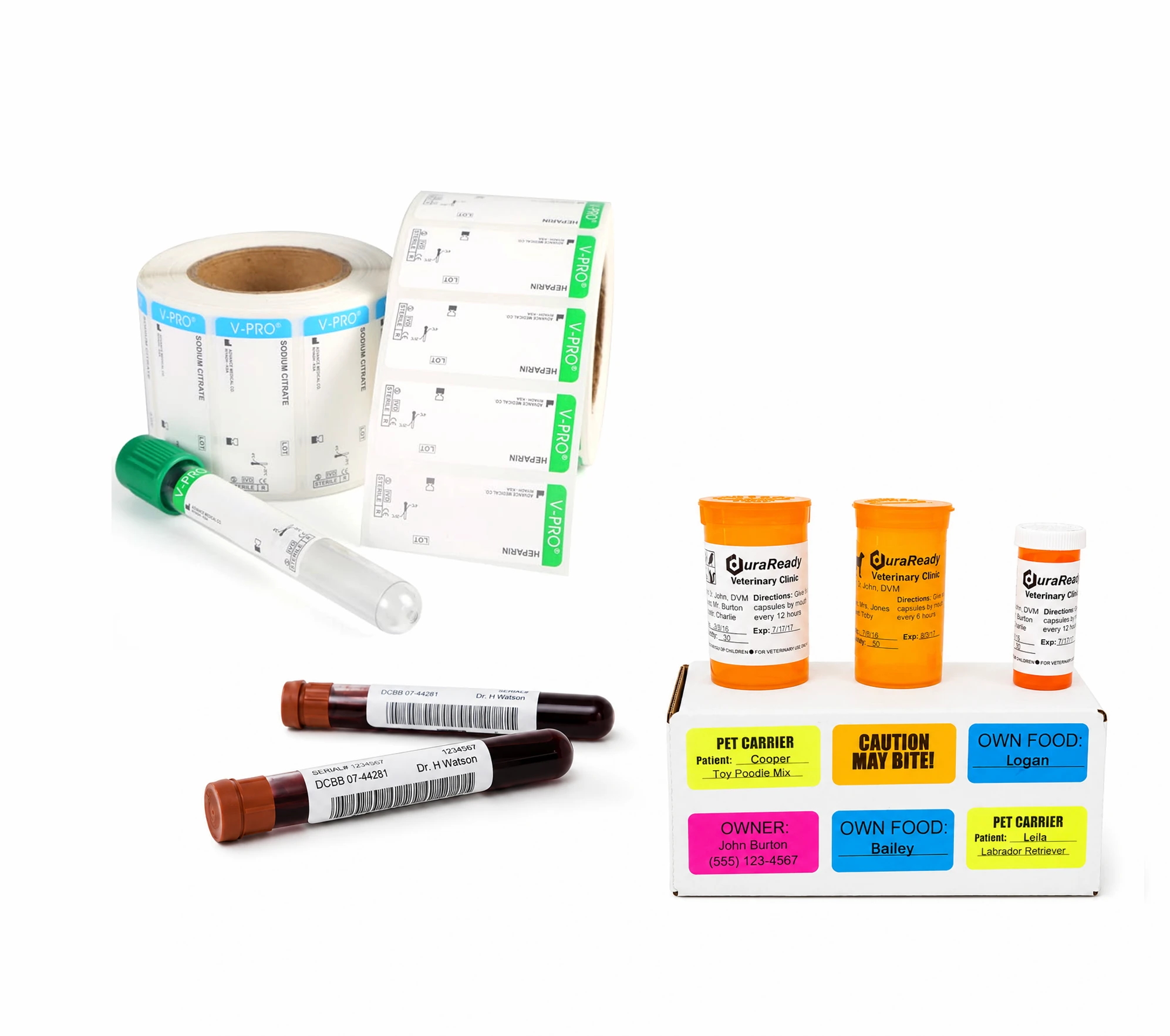 Hospital Labels